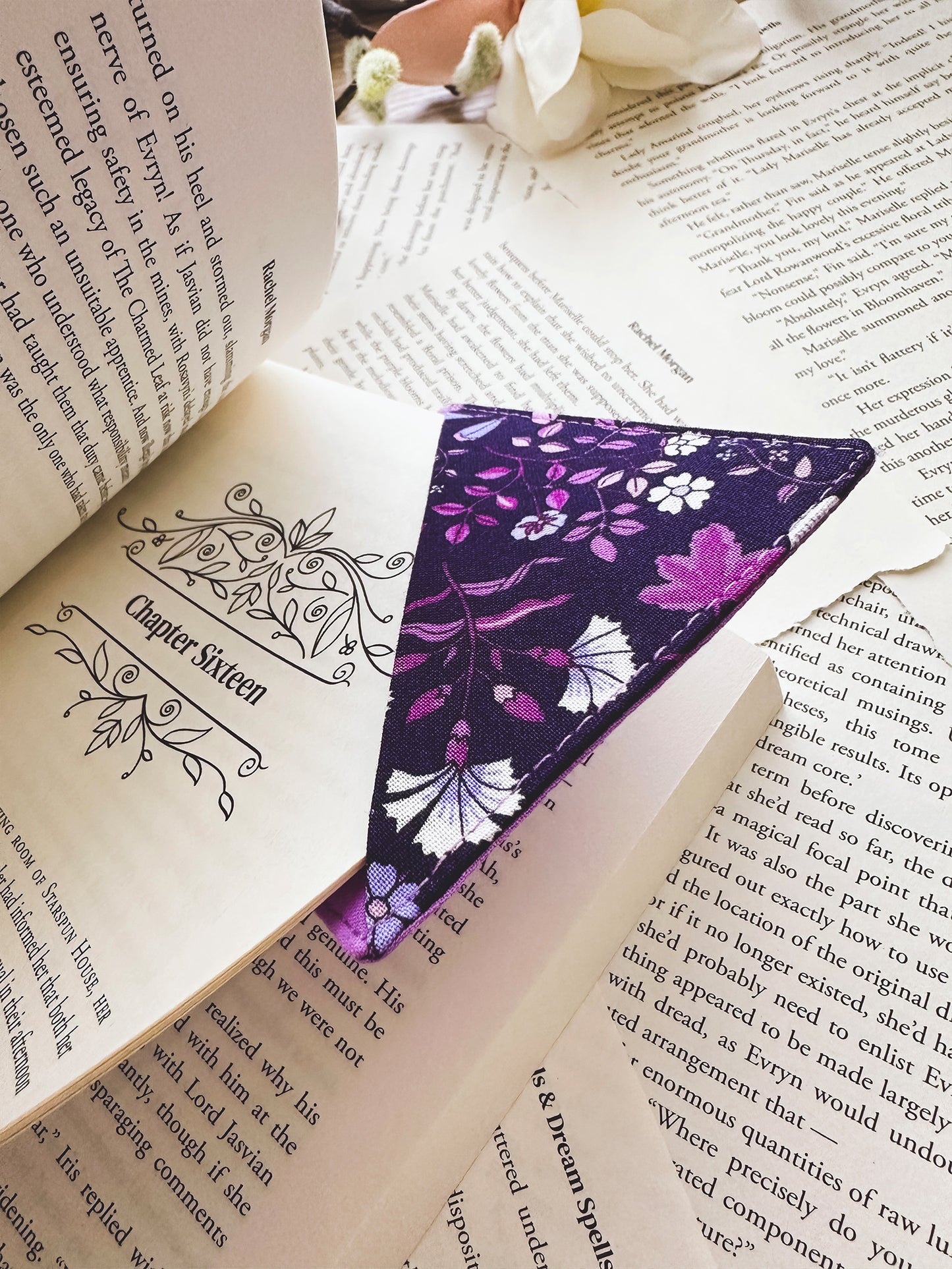 Fabric Corner Bookmark