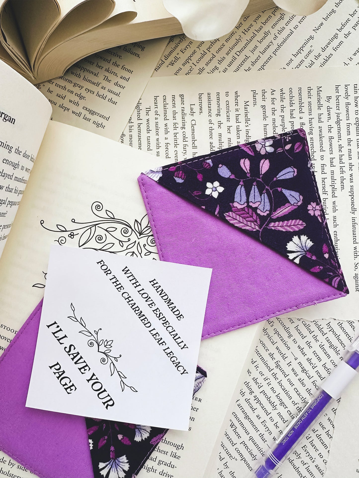 Fabric Corner Bookmark
